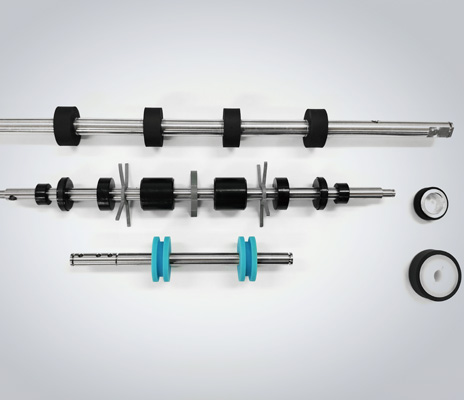 工業用ゴム製品：ゴムローラ製品